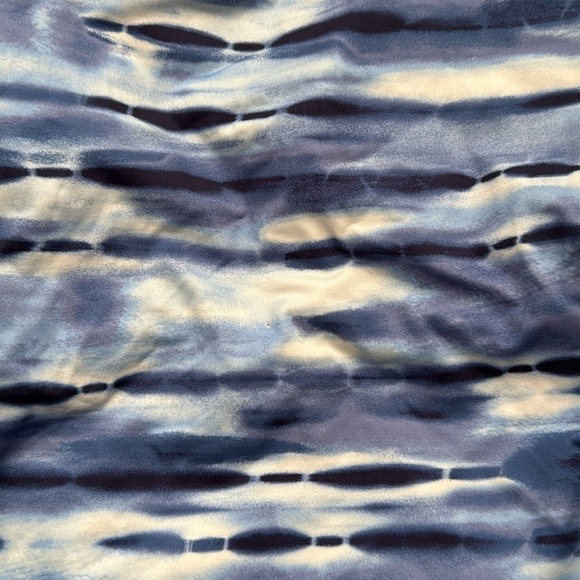 L.L. Bean Square Neck Cut Out Back Ocean Blue One Piece Swimsuit Size 16 - Picture 8 of 8